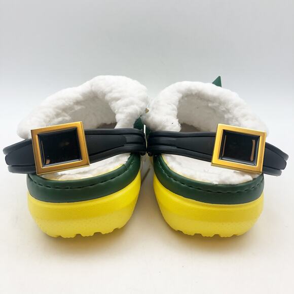 Crocs Unisex Kids Elf Classic Clogs Size 13 Festive Green NWT - Picture 9 of 11